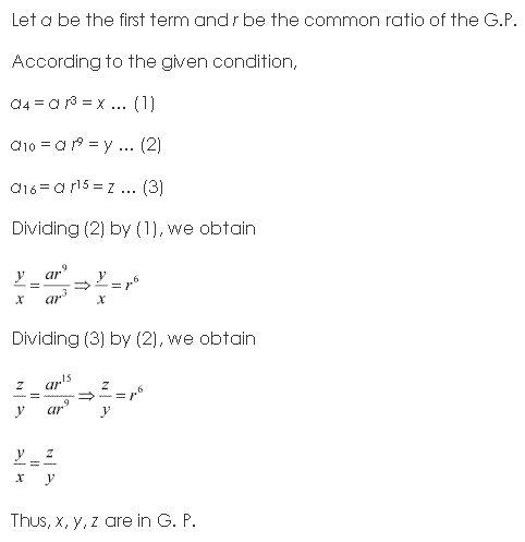 NCERT Solutions Class 11 Mathematics Sequence And Series
