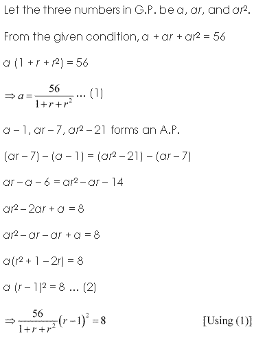 NCERT Solutions Class 11 Mathematics Sequence And Series