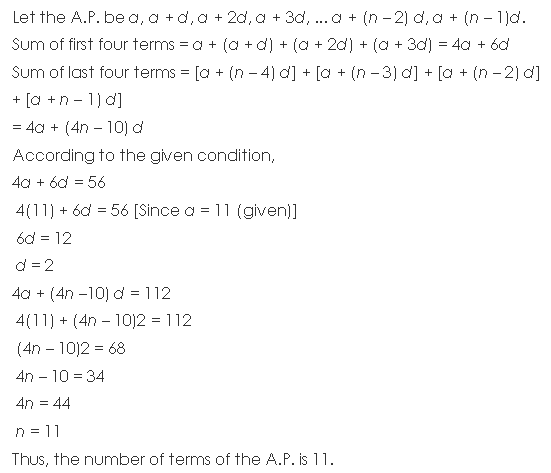 NCERT Solutions Class 11 Mathematics Sequence And Series