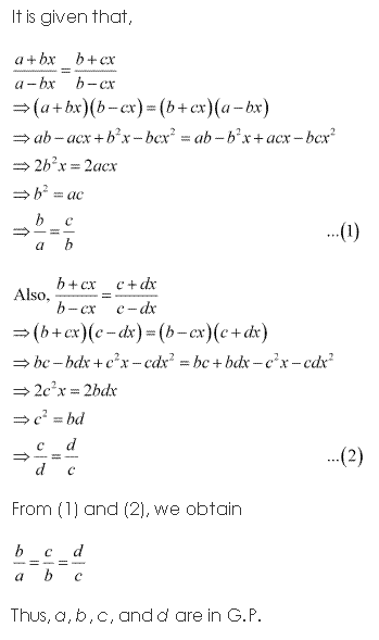 NCERT Solutions Class 11 Mathematics Sequence And Series