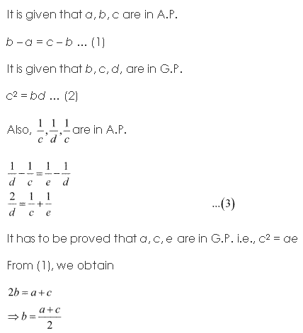 NCERT Solutions Class 11 Mathematics Sequence And Series