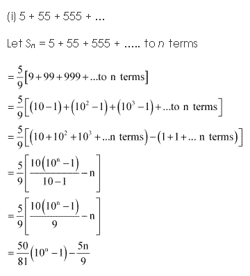 NCERT Solutions Class 11 Mathematics Sequence And Series