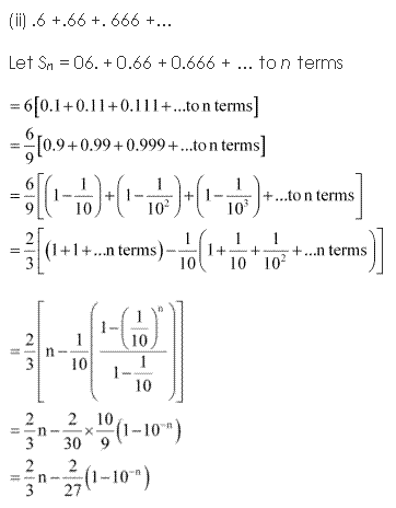 NCERT Solutions Class 11 Mathematics Sequence And Series