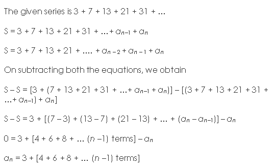 NCERT Solutions Class 11 Mathematics Sequence And Series