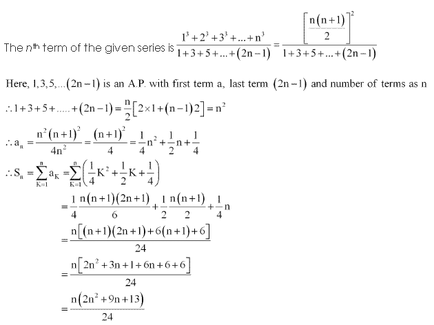 NCERT Solutions Class 11 Mathematics Sequence And Series