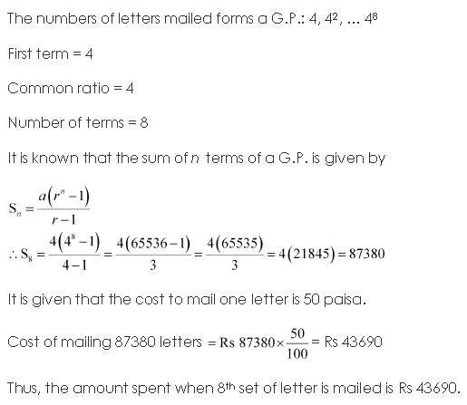 NCERT Solutions Class 11 Mathematics Sequence And Series