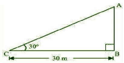 NCERT Solutions Class 10 Mathematics Application To Trigonometry