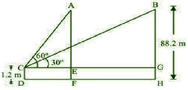 NCERT Solutions Class 10 Mathematics Application To Trigonometry