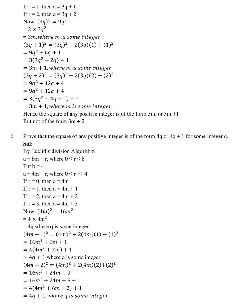 NCERT Solutions Class 10 Mathematics RD Sharma Real Numbers