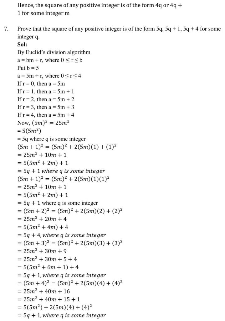 NCERT Solutions Class 10 Mathematics RD Sharma Real Numbers