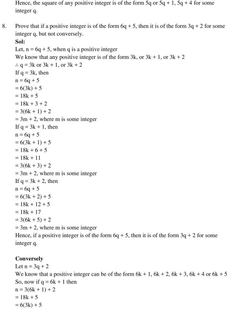 NCERT Solutions Class 10 Mathematics RD Sharma Real Numbers