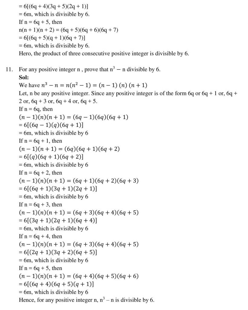 NCERT Solutions Class 10 Mathematics RD Sharma Real Numbers