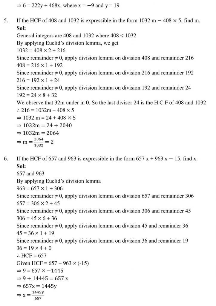 NCERT Solutions Class 10 Mathematics RD Sharma Real Numbers