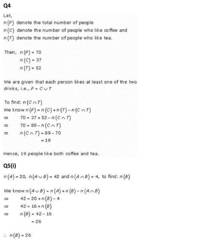 NCERT Solutions Class 11 Mathematics RD Sharma Sets