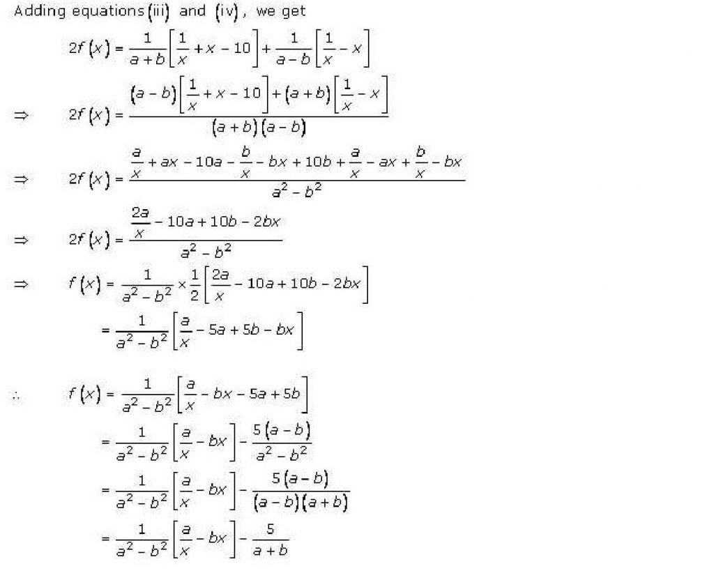 NCERT Solutions Class 11 Mathematics RD Sharma Functions