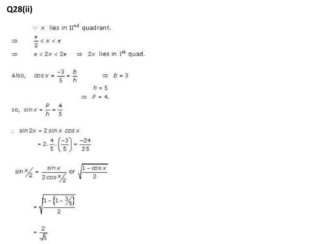 NCERT Solutions Class 11 Mathematics RD Sharma Trigonometric Ratios of Multiple and Submultiple Angles