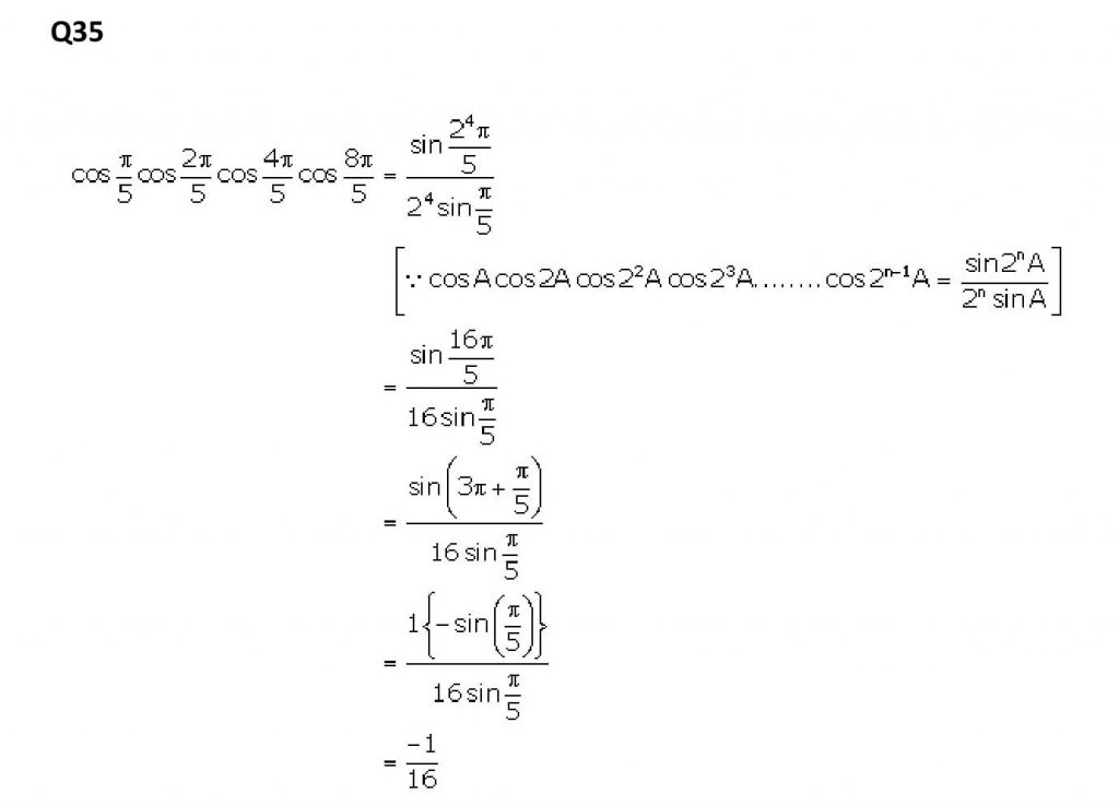 NCERT Solutions Class 11 Mathematics RD Sharma Trigonometric Ratios of Multiple and Submultiple Angles