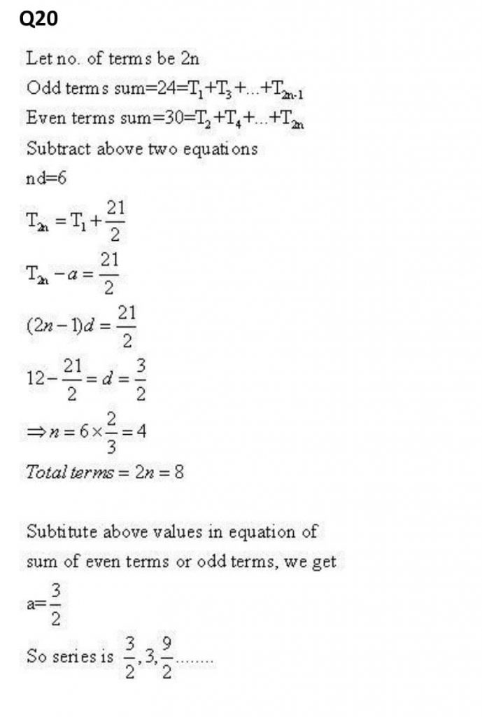 NCERT Solutions Class 11 Mathematics RD Sharma Arithmetic Progressions-