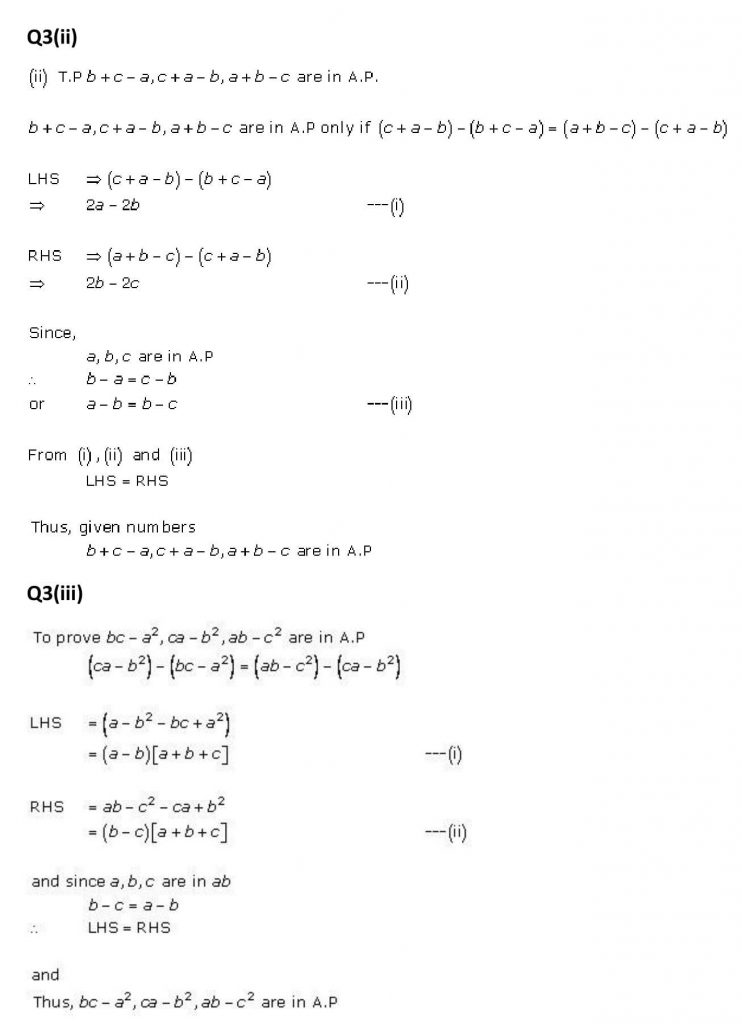 NCERT Solutions Class 11 Mathematics RD Sharma Arithmetic Progressions-