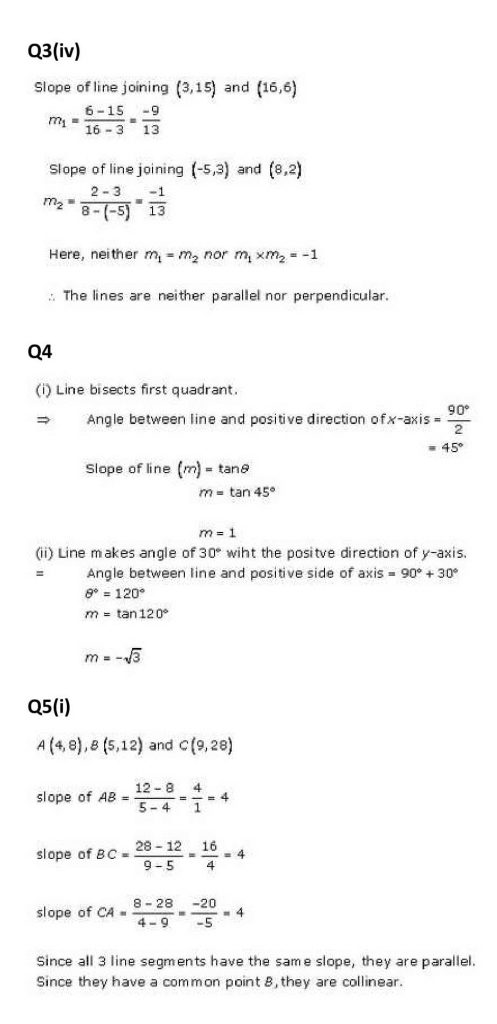 NCERT Solutions Class 11 Mathematics RD Sharma The Straight Lines-