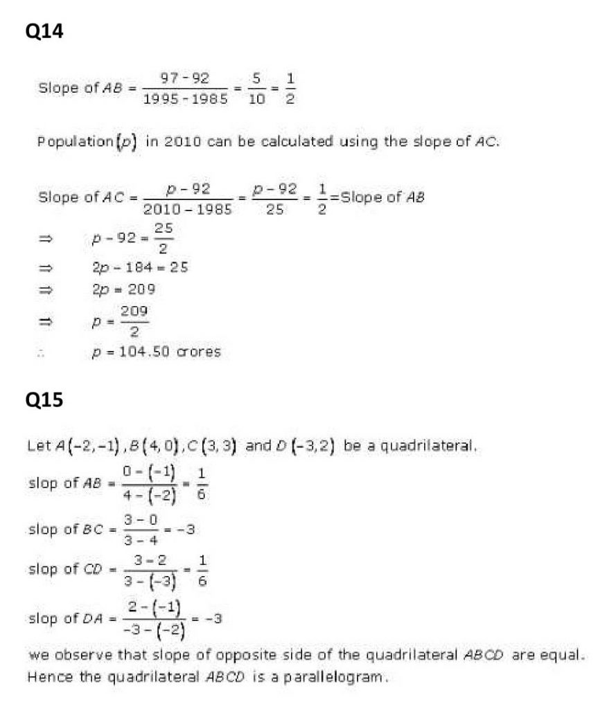 NCERT Solutions Class 11 Mathematics RD Sharma The Straight Lines-