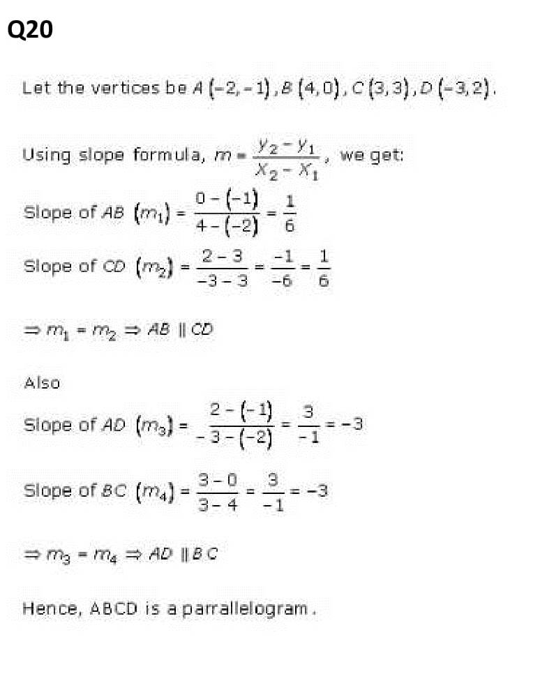 NCERT Solutions Class 11 Mathematics RD Sharma The Straight Lines-