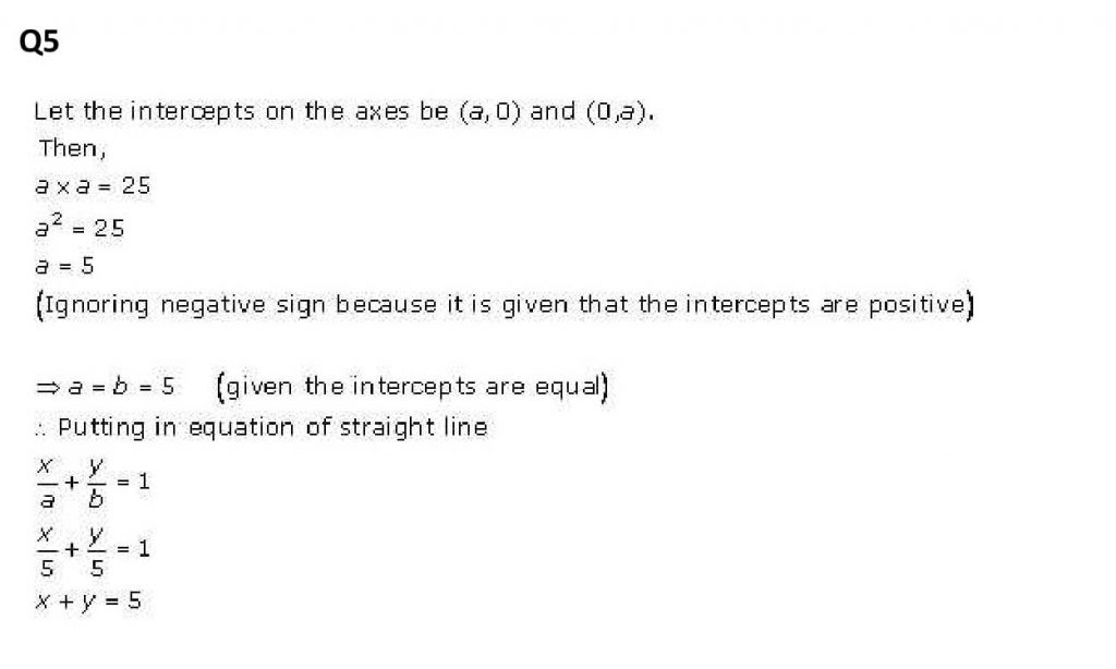 NCERT Solutions Class 11 Mathematics RD Sharma The Straight Lines-