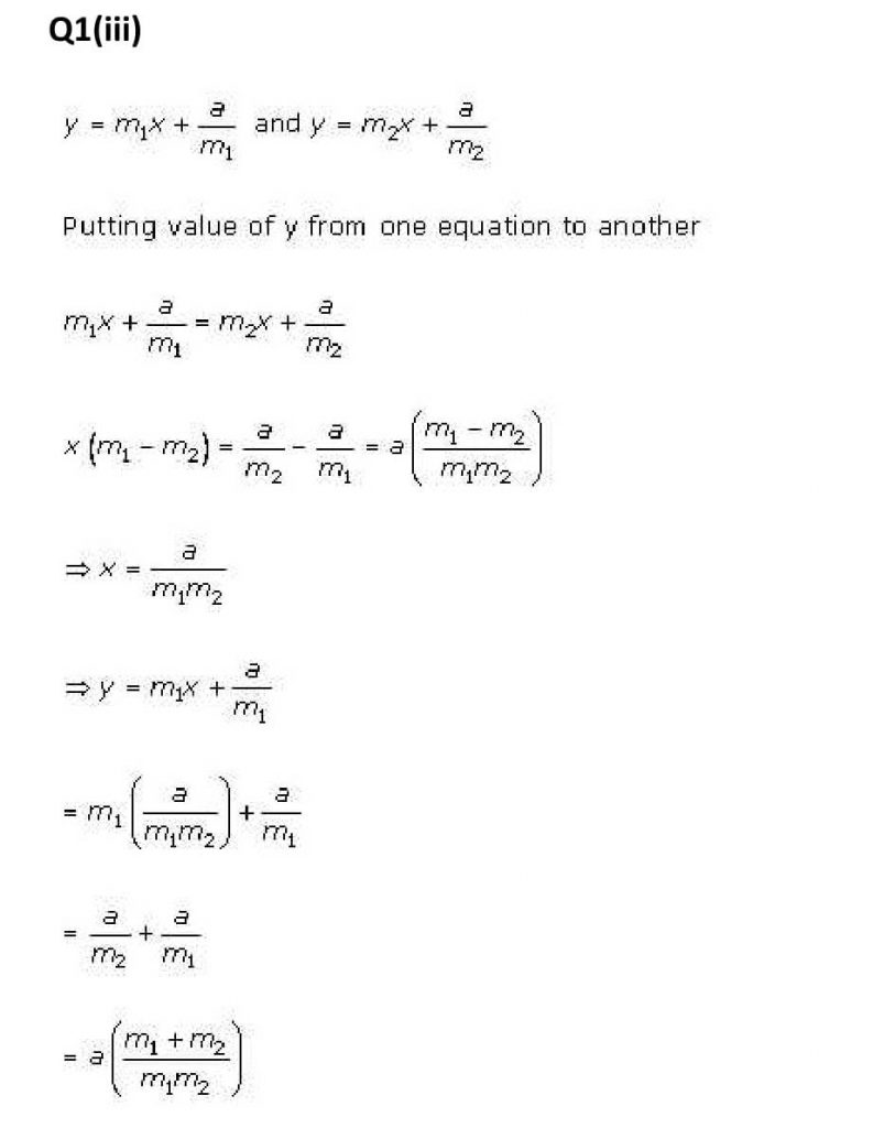 NCERT Solutions Class 11 Mathematics RD Sharma The Straight Lines-
