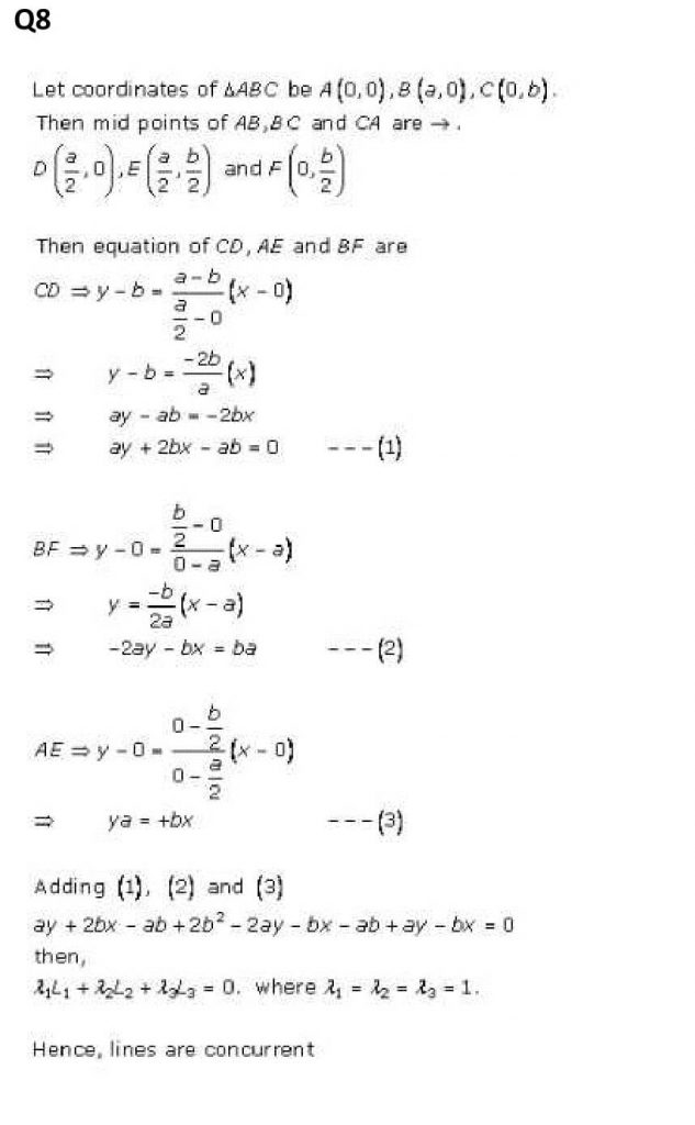 NCERT Solutions Class 11 Mathematics RD Sharma The Straight Lines-