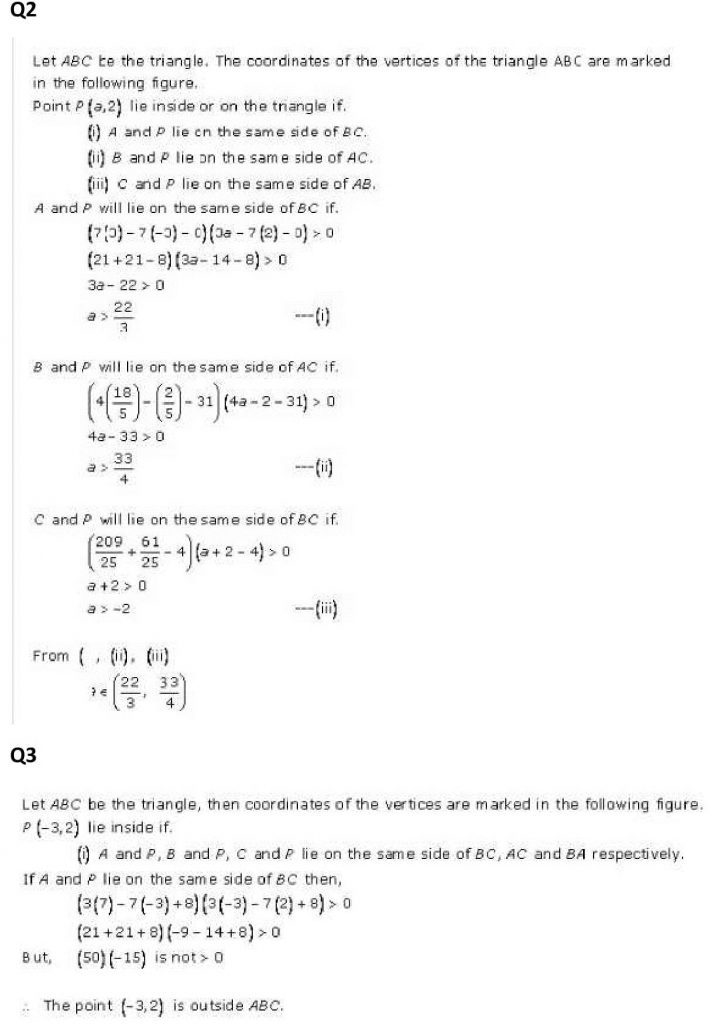 NCERT Solutions Class 11 Mathematics RD Sharma The Straight Lines-