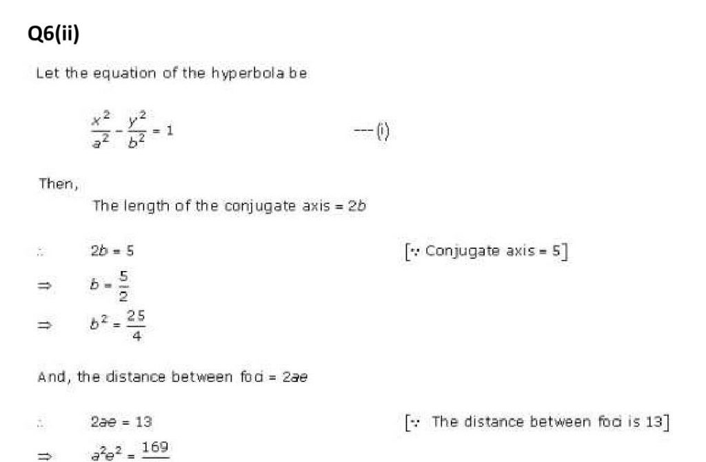 NCERT Solutions Class 11 Mathematics RD Sharma Hyperbola-