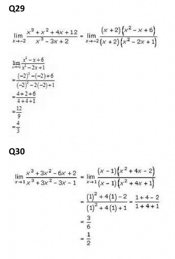 NCERT Solutions Class 11 Mathematics RD Sharma Limits-
