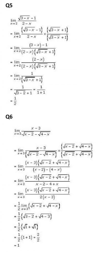 NCERT Solutions Class 11 Mathematics RD Sharma Limits-