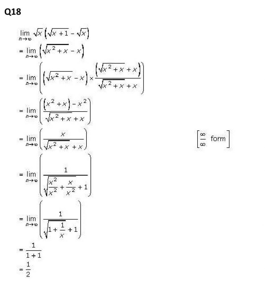 NCERT Solutions Class 11 Mathematics RD Sharma Limits-