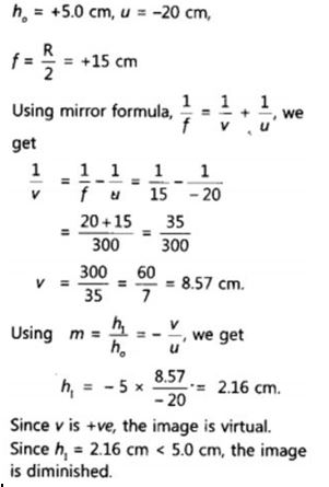 NCERT Solutions Class 10 Science Light Reflection and Refraction