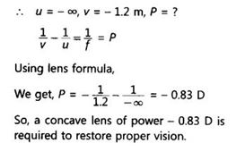NCERT Solutions Class 10 Science Human Eye and Colourful World
