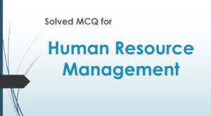 MCQ for Human Resource Management